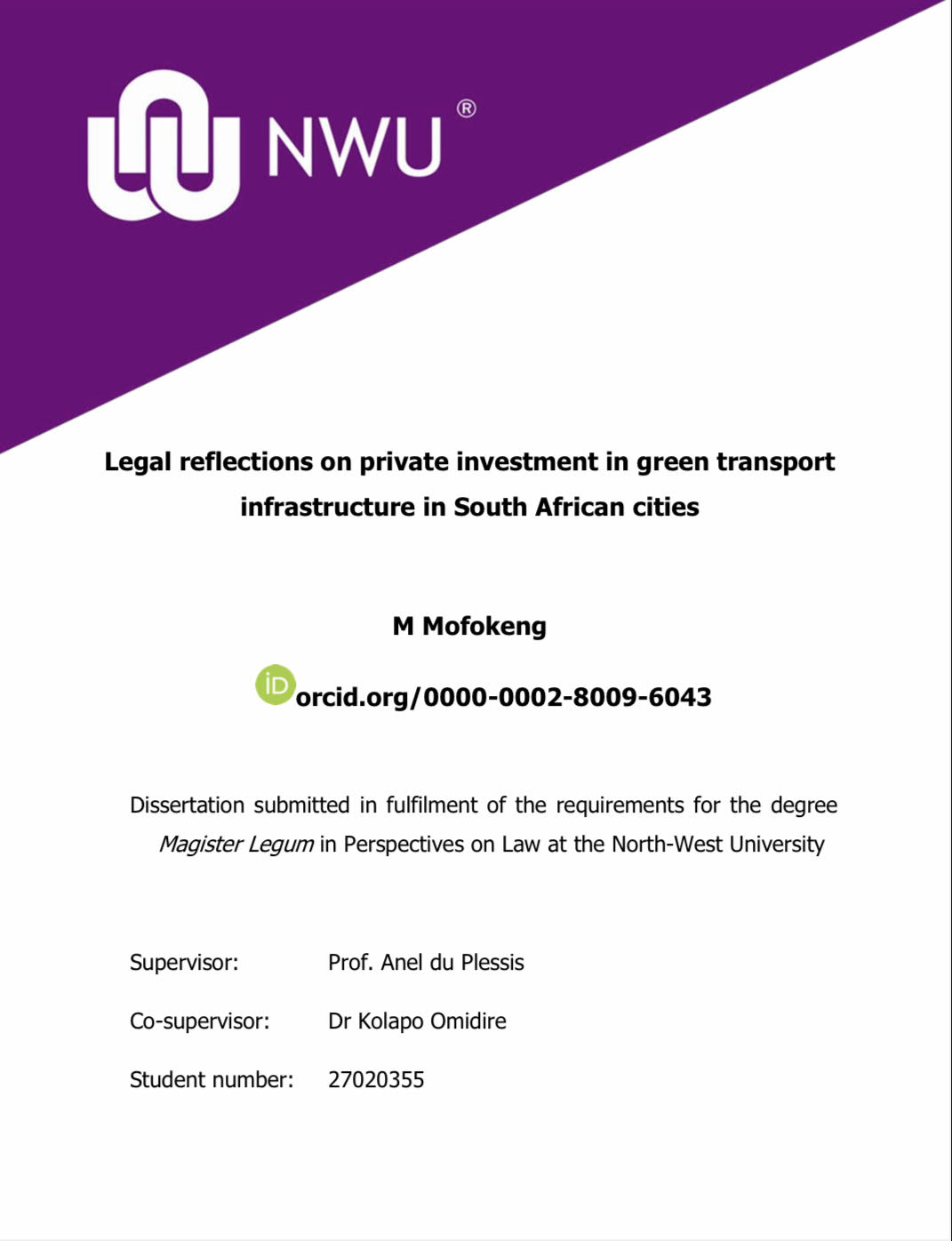 Mini dissertation unisa picture