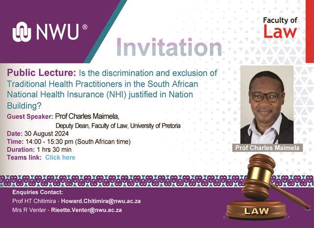 Prof Charles Maimela - 30 August 2024